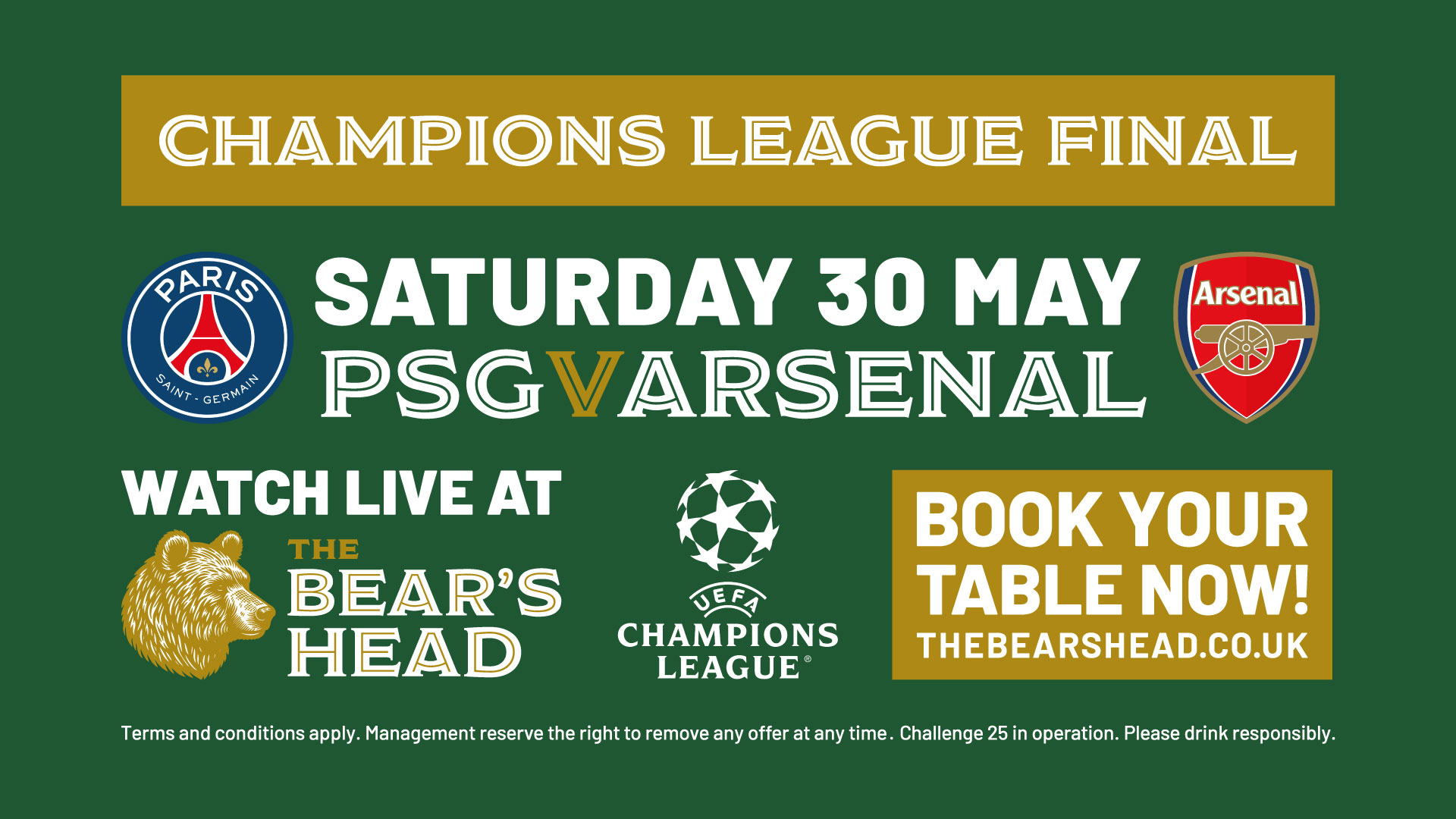 Champions League Final 2026 TV Slide